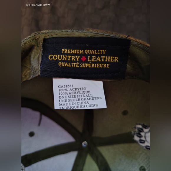 Camo Bear Embroidered Cap - Picture 4 of 4